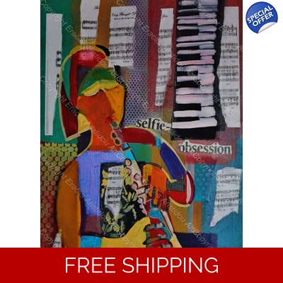 Expresstionist Cubist Selfie-Obsession 854